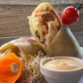 Wrap crispy gambas