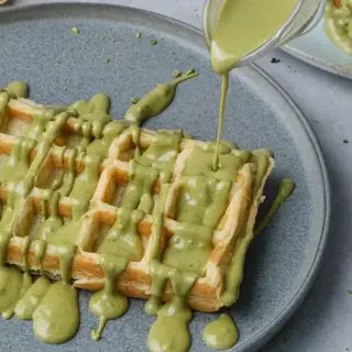 Waffel pistacho