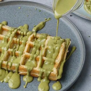 Waffel pistacho