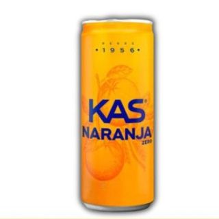 KAS Naranja  Refresco con gas sabor Naranja sin Azúcar Lata 330ml