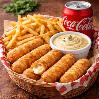 Combo tequeños rellenos de queso (7 uds)