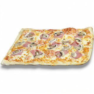 Pizza Jamón Y Champiñones Grande Rectangular (30 Cm. X 40 Cm.)