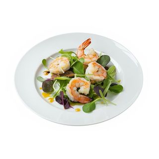 Ensalada De Langostinos Y Foie