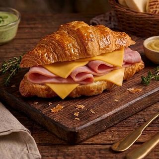 Croissant de Jamón  York y Queso Gouda 1 Ud.