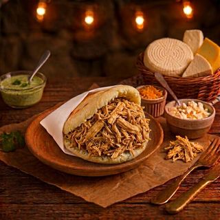 Arepa de Pollo Mechado