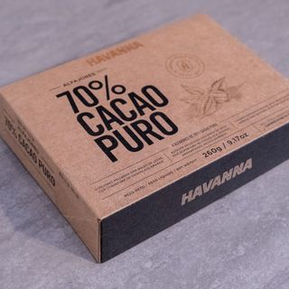 Caja de Alfajor Havanna Chocolate 70% Cacao (4 Unidades)