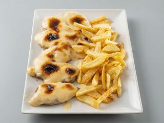 Salomillo al ajo tostado racion 