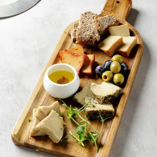 Tabla de quesos vegetales