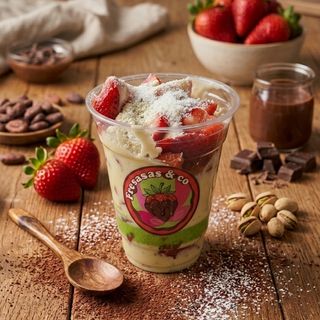 Fresas con Chocolate Blanco Premium