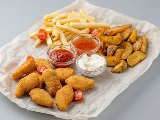 Nuggets 8 con papas