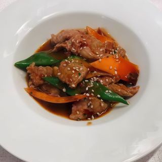 Ternera estilo thai ( picante )