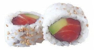 Roll De Salmón Y Aguacate