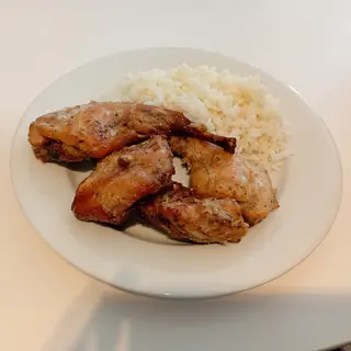 Pollo asado al limón con patatas