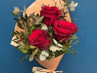 San Valentín Rojo 3 Rosas