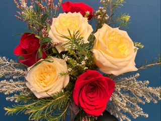 San Valentín blanco y rojo