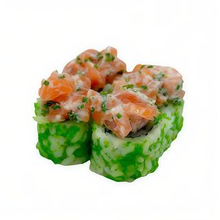 Uramaki Tartar De Salmón (4 p.)