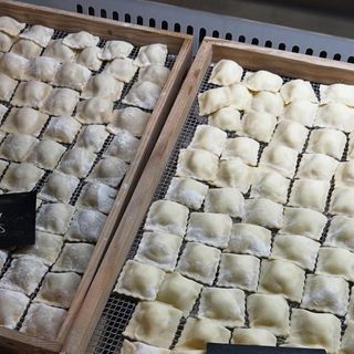 Ravioles higo ricotta nueces