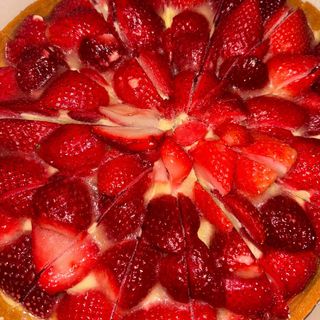 Crostata de fresa intera