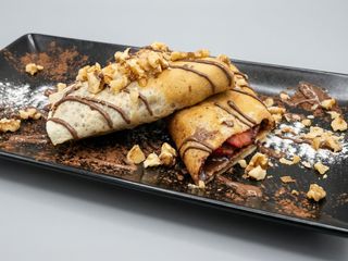 Crepe de dulce de leche