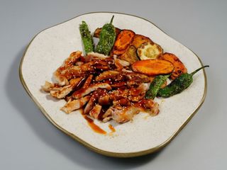 Pollo teppanyaki
