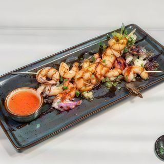 Pinchito de Langostinos con Salsa Agridulce de 2 Unidades