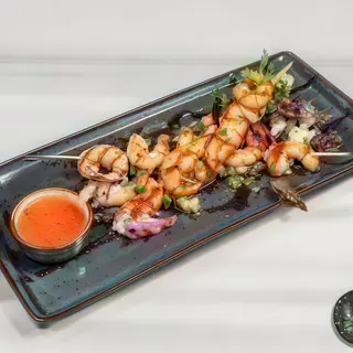 Pinchito de Langostinos con Salsa Agridulce de 2 Unidades
