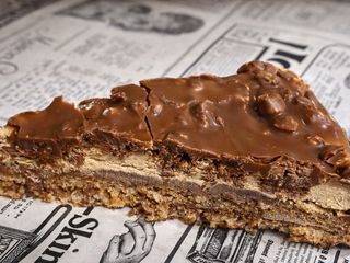 Tarta de chocolate .