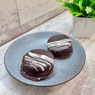 Pack 2 alfajores choco negro