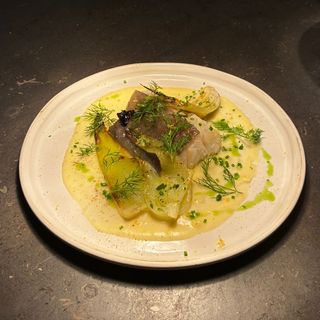 Bacalao confitado a las hierbas