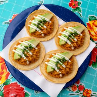 Tacos de Tinga de pollo (4uds) "de Puebla para BCN"