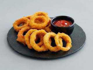 Aros Cebolla Con Salsa BBQ