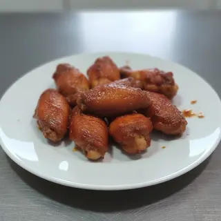 Alitas a la barbacoa picantes