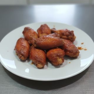 Alitas a la barbacoa picantes