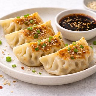 Gyozas de langostinos