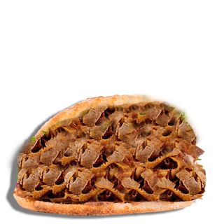 Doner Sólo Carne Con Pan Tostado (Mediano)