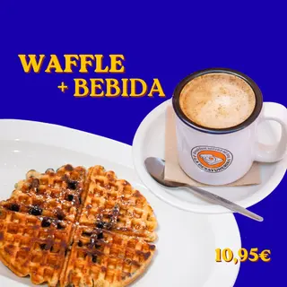 COMBO WAFFLE + BEBIDA CALIENTE
