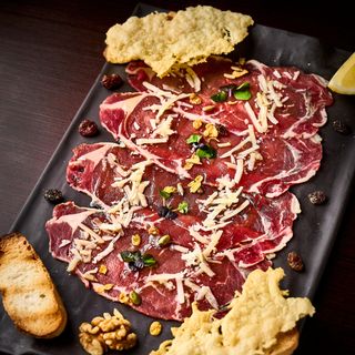 Carpaccio de entrecot de ternera madurada
