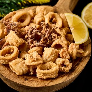 Chipirones de Guetaria en tempura