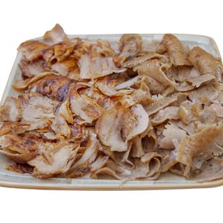 Plato Kebab Solo Carne pollo o ternera o mixto 