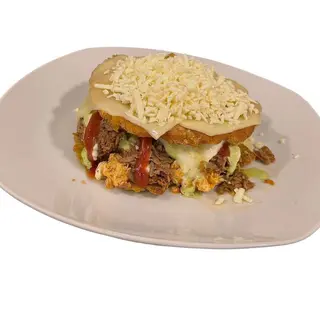 Doble patacon de pollo