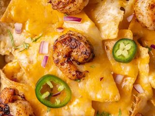 NACHOS CON CHEESE Prawns