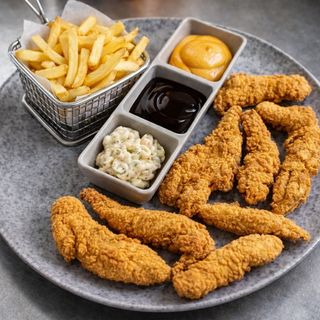 Tiras De Pollo Rebozadas (Ración)