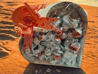 Caja de Madera con 30 Bombones