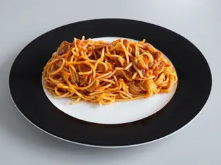 Spaghetti Arrabbiata (picante y beicon)