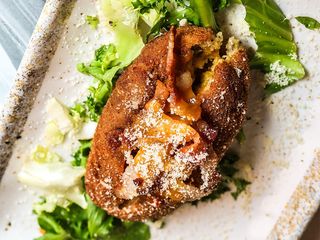 Crocchettone napoletano alla carbonara