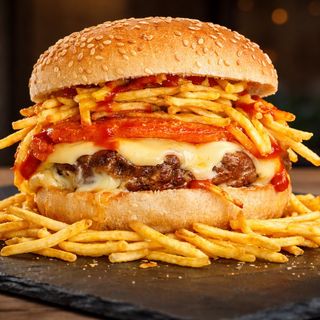 HAMBURGUESA RON DAMON