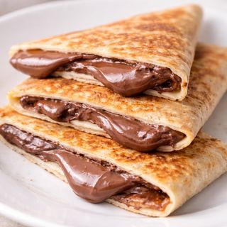Quesadilla dulce de Nutella
