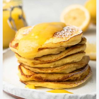 Pancakes Lemon curd