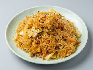 403. Tallarines Finos Con curry