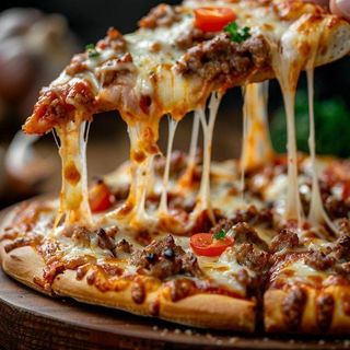 Pizza carne mechada